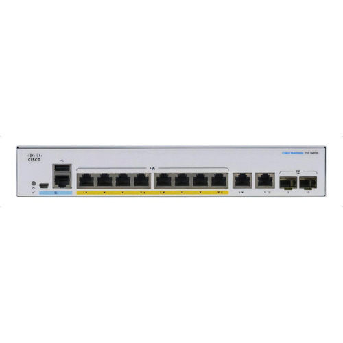 Cisco Business Cbs250-8fp-e-2g Smart Switch