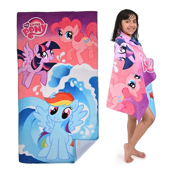 Toalla De Baño Infantil Niñas My Little Pony Extra Suave