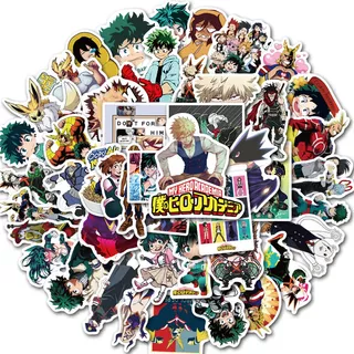 Set 50 Stickers Calcomanias My Hero Academia Izuku Midoriya