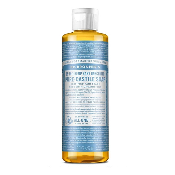 Dr. Bronners's Jabón De Castilla Líquido Orgánico 237ml 8oz