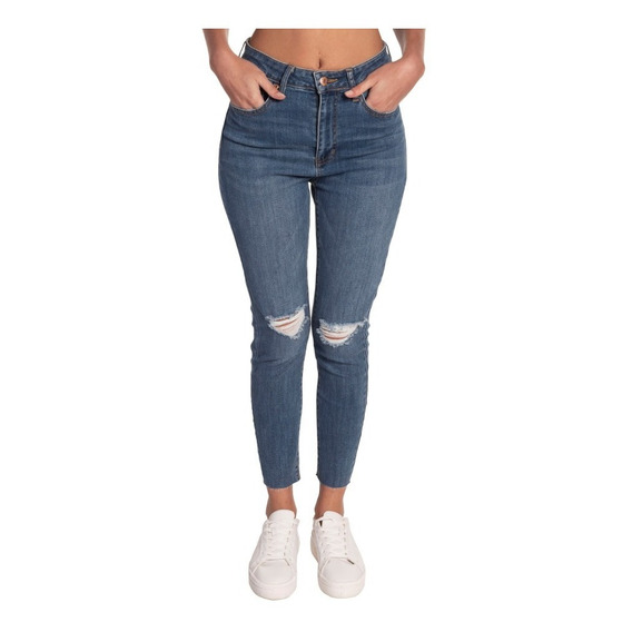 Jeans Regular Fit Guess Factory Multicolor Q0ga02r39q0 Mujer