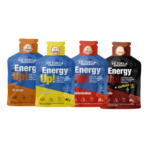 Gel Energético Energy Up Victory Endurance 24u Mix Sabores