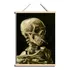 Arte Colgante De Madera: Póster De Calavera De Van Gogh