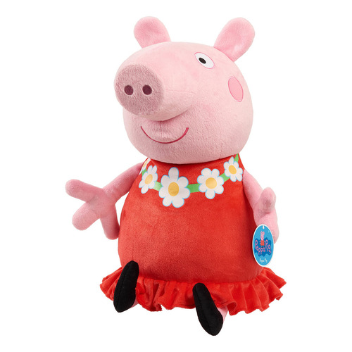Peppa Pig Just Play - Animal De Peluche Jumbo, Juguetes Par. Color Rosa