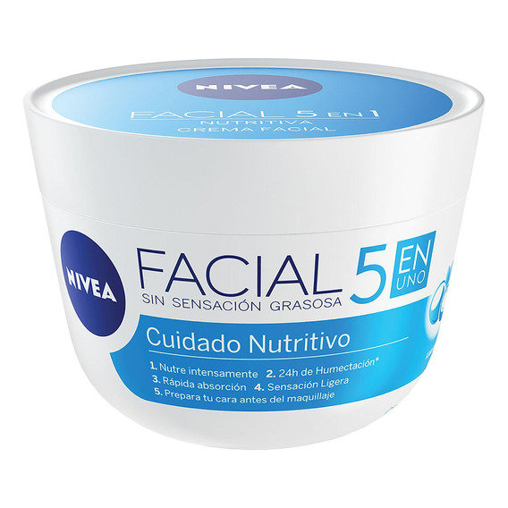 Nivea Crema Facial Nutritiva Hidratante - mL a $173