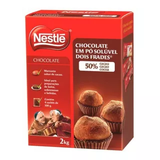 Chocolate Em Pó 50% Cacau Nestlé - 2kg