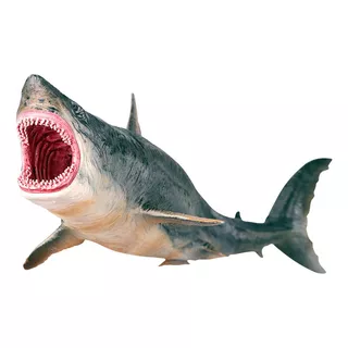 Brinquedo De Tubarão Grande Eoivsh Megalodon, Boneco De Tibu