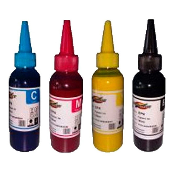 Pack Tinta Pigmentada 400cc (100cc X Color) Para Epson