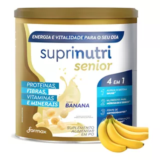 Suprinutri Senior Em Pó Sabor Banana 400g Ganho De Peso