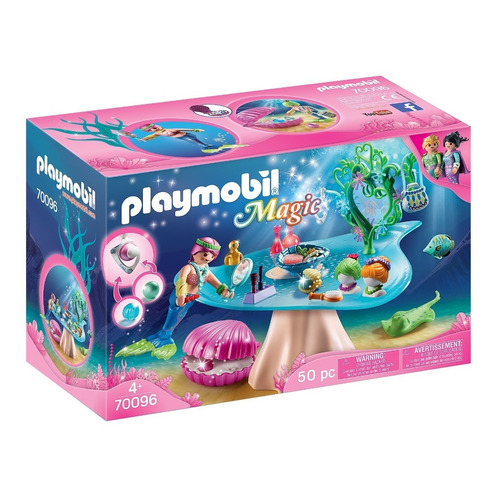 Playmobil 70096 Salón De Belleza Sirenita C Joyero 50 Piezas
