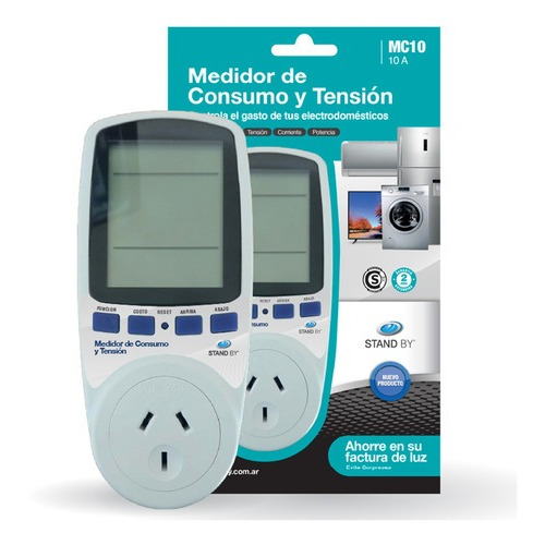 Anthay MC10 medidor de consumo electrico y tension monofasico enchufe