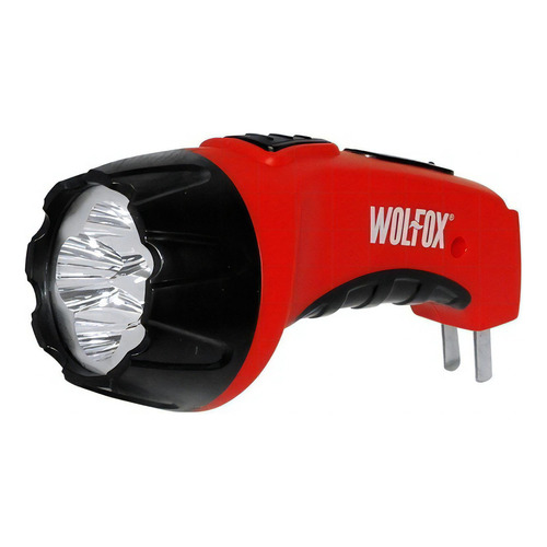 Linterna Recargable Wolfox Wf9641 Ergonómica 4 Leds Color de la linterna Roja Color de la luz Blanca