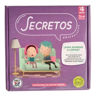 Juego De Mesa Didáctico Infantil  Secretos  Barco De Papel Para Trabajar La Esi En La Niñez