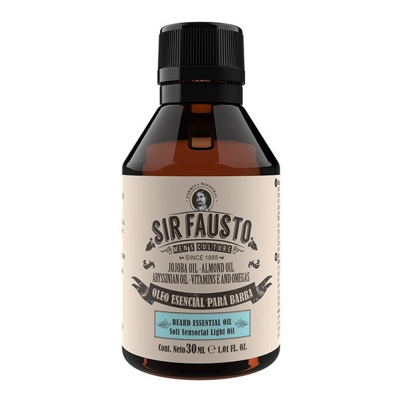 Oleo Esencial Barba Beard Essential Oil Sir Fausto X 30ml