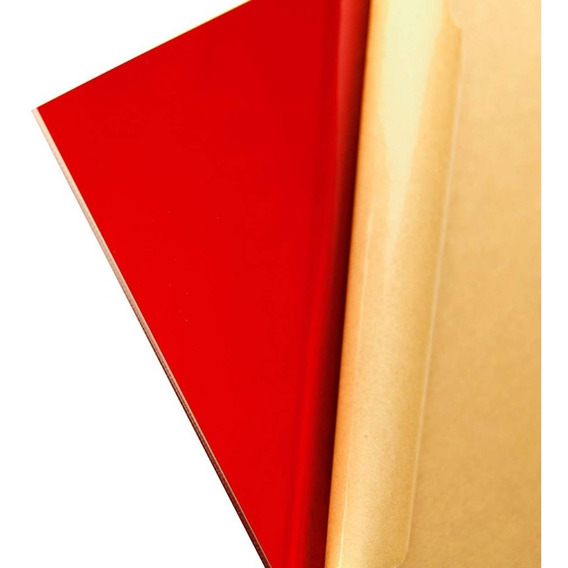 Acrílico Rojo Lámina 60 X 120 Cm Grosor 3 Mm