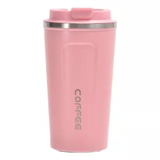 Vaso Termico Para Cafe Acero Inoxidable Premium Color Rosa Coffee