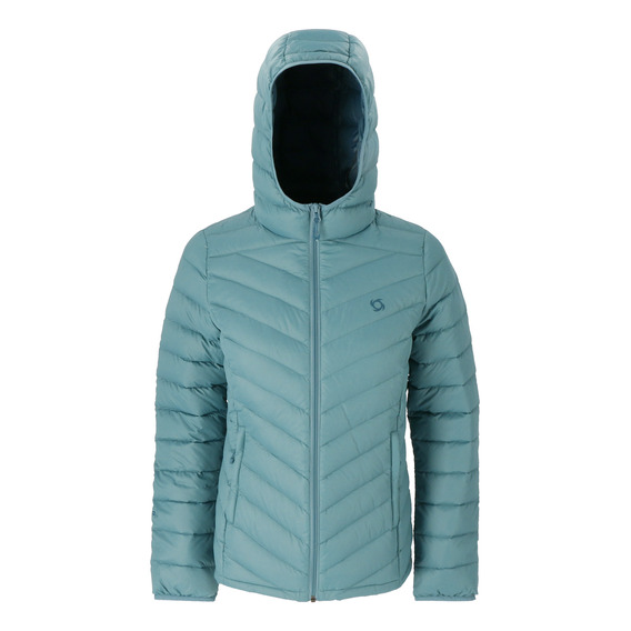 Parka Pluma Kori Women Teal Doite