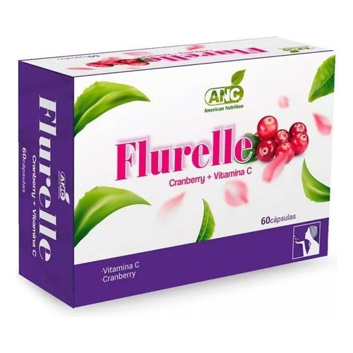 Flurelle X 60 Cáspulas (cranberry + Vitamina C ) Anc Sabor Sin sabor