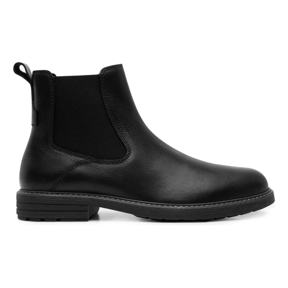 Bota Botín Casual Hombre Piel Negro Flexi 402518 Gnv®