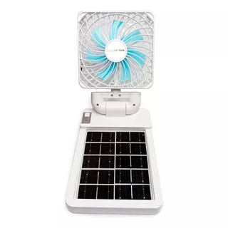 Mini Ventilador Recarregável Com Sol Solar Vento Forte 360  