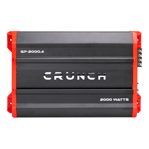 Amplificador Estéreo 4 Canales Crunch Gp-2000.4 2000w Color Negro