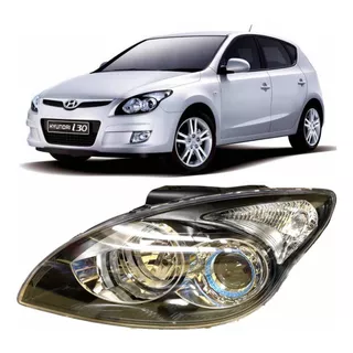 Farol Hyundai I30 2009 2010 2011 2012 Mascara Preta