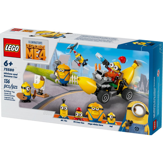 Lego Mi Villano Favorito 4 Minions Y Auto Banana