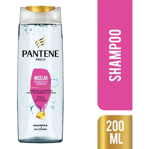 Shampoo Pantene Micelar Purifica Hidrata 200 Ml