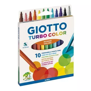 Giotto Turbo Color X 10 Colores
