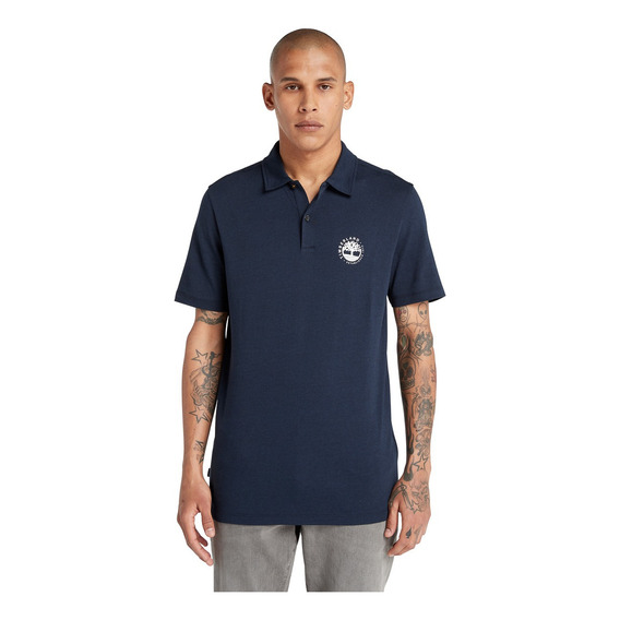 Playera Polo Para Hombre Timberland Refibra Tb0a6fjc433