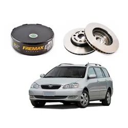  Disco Freio Dianteiro Corolla Fielder 1.8 2005 A 2008