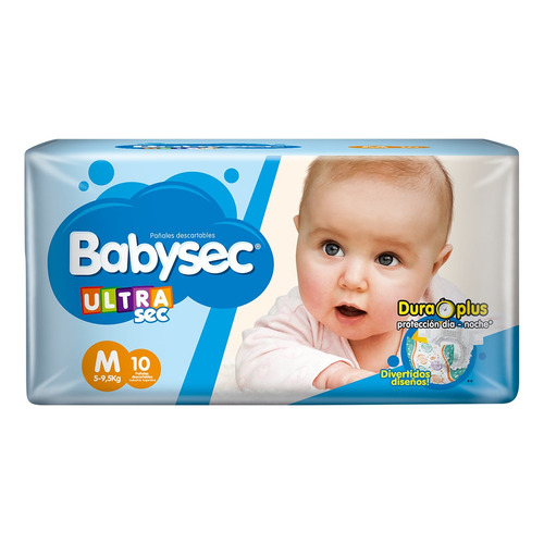Pañales Babysec Ultrasec Estandar Pack  M