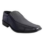  Zapato Hombre Cuero Vestir Hopper 7000 Elásticos Elegante