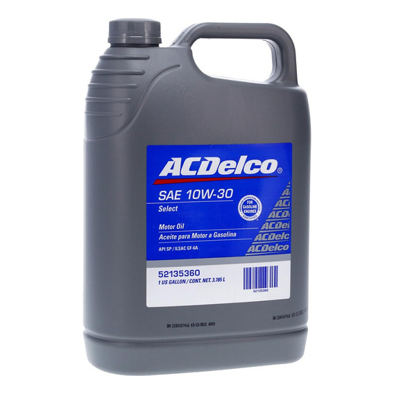 Aceite 10w30 Galon Acdel Acdelco 52135360