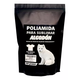 Poliamida Sublimar Algodón, Polvo Polímero Sublimacion 500 G