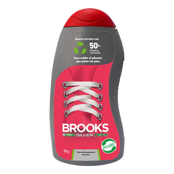 Talco Brooks Silver Teck 80 grs