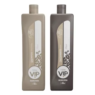 New Vip Kit Progressiva Coffee Oil Máscara E Shampoo Zap 1l