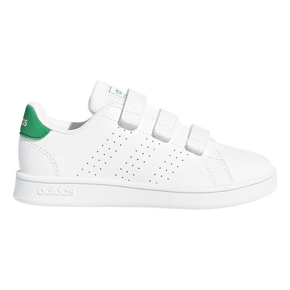 Tenis adidas Advantage Cf C Velcro Blanco Para Niño