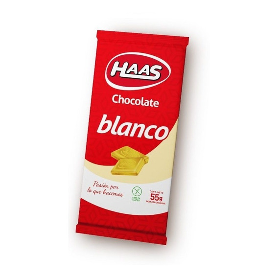 Haas Chocolate Blanco 55 Gr