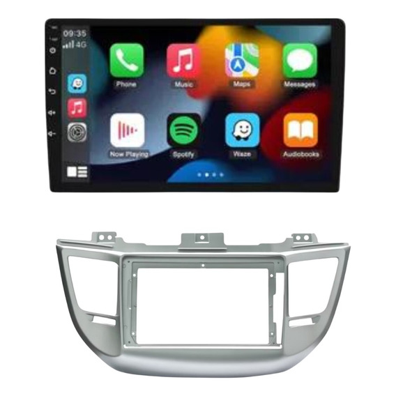 Radio 9 Carplay Android Auto 2gb/32g + Bisel Hyundai Tucson 
