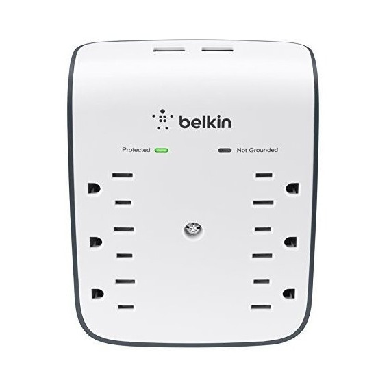 Regulador De Voltaje Belkin 6-outlet Usb Surge Protector