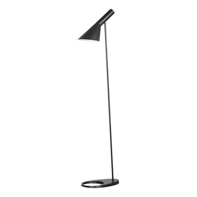 Lampara Pie Tanya Aluminio Moderno Negro E27