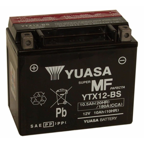 Bateria Yuasa Ytx12 Bs Gel Sellada Suzuki V Strom 650 En Fas