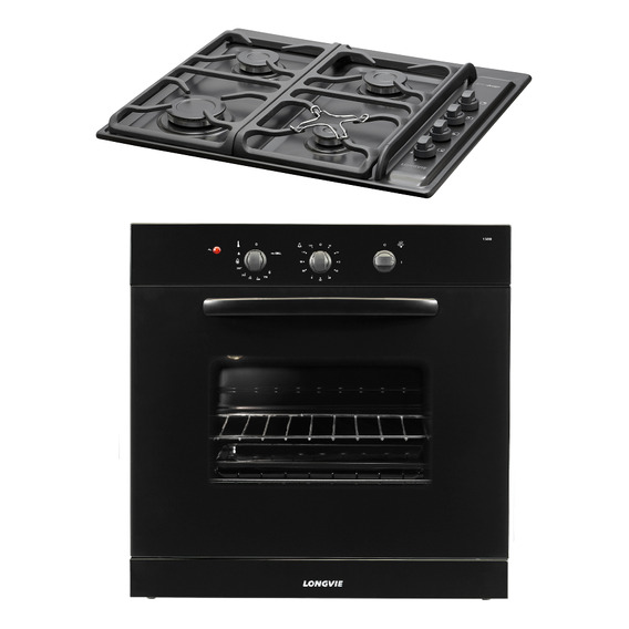 Combo71 Gas Longvie Horno H1500g + Anafe A6600gf