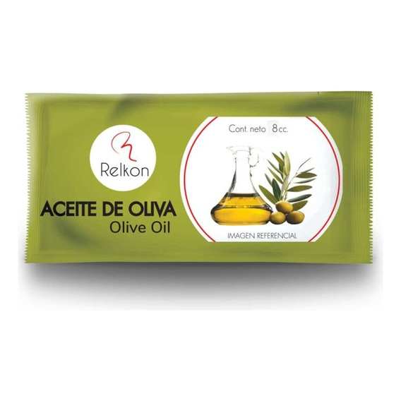 Aceite De Oliva En Sachet 8cc, Pack 100 Unids Relkon Premium