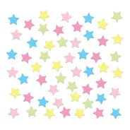 Adesivo De Parede Estrelas Coloridas Candy Colors 54un