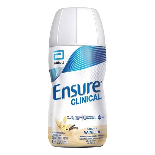 Ensure Clinical Liquido 220 Ml X 6 Unidades Vainilla