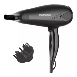 Secador Pelo Cabello 2100w Frio Calor Daewoo Dhd-7007 Premiu Color Negro