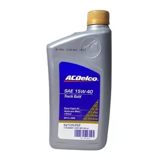 Aceite Mineral 15w40 Acdelco También Aplica Diesel