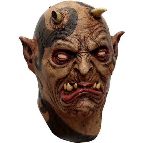Máscara De Diablo Devil's Ink Disfraz Demonio Halloween Idea